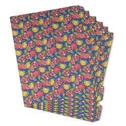 Pomegranates & Lemons Binder Tab Divider - Set of 6 (Personalized)