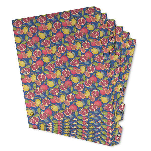 Pomegranates & Lemons Page Dividers - Set of 6 - Main/Front