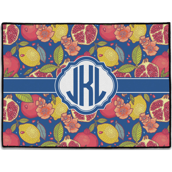 Custom Pomegranates & Lemons Door Mat (Personalized)