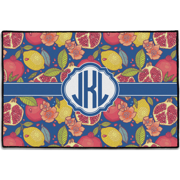 Pomegranates & Lemons Personalized Door Mat - 36x24 (APPROVAL)