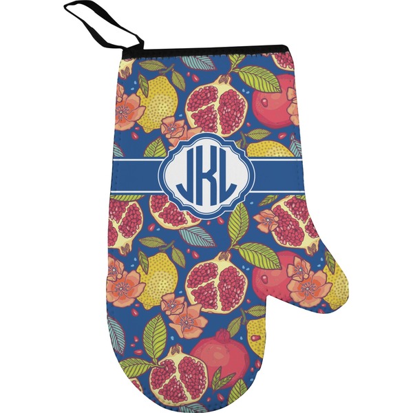 Pomegranates & Lemons Personalized Oven Mitt