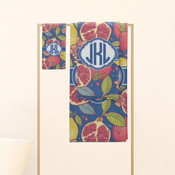 Pomegranates & Lemons Personalized Towel Set