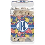 Pomegranates & Lemons Dog Treat Jar (Personalized)