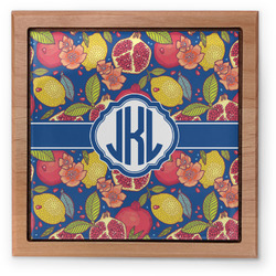 Pomegranates & Lemons Pet Urn w/ Monogram