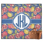 Pomegranates & Lemons Outdoor Picnic Blanket (Personalized)