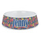 Pomegranates & Lemons Plastic Dog Bowl - Large (Personalized)