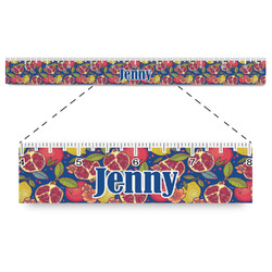 Pomegranates & Lemons Plastic Ruler - 12" (Personalized)