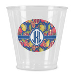 Pomegranates & Lemons Plastic Shot Glass (Personalized)