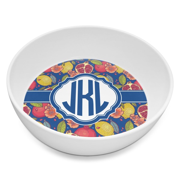 Custom Pomegranates & Lemons Melamine Bowl - 8 oz (Personalized)