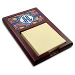 Pomegranates & Lemons Red Mahogany Sticky Note Holder (Personalized)
