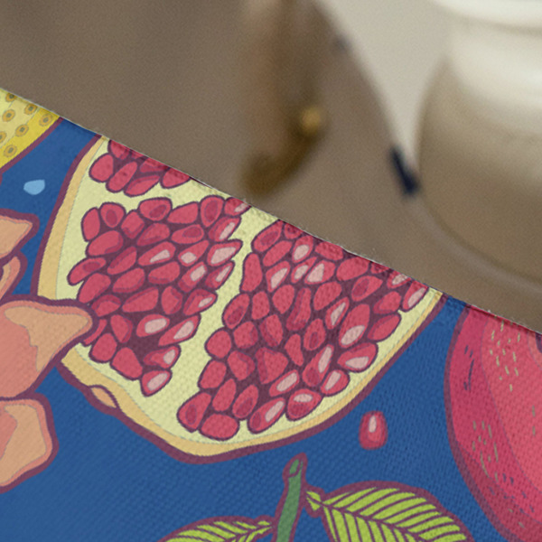 Pomegranates & Lemons Large Rope Tote - Close Up View