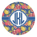 Pomegranates & Lemons Round Decal - Large (Personalized)