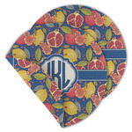 Pomegranates & Lemons Round Linen Placemat - Double Sided - Set of 4 (Personalized)