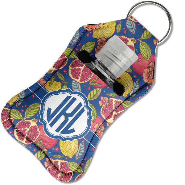 Pomegranates & Lemons Sanitizer Holder Keychain - Small in Case