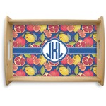 Pomegranates & Lemons Natural Wooden Tray - Small (Personalized)