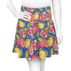 Pomegranates & Lemons Skater Skirt - Large (Personalized)