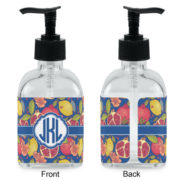 Pomegranates & Lemons Glass Soap/Lotion Dispenser - Approval