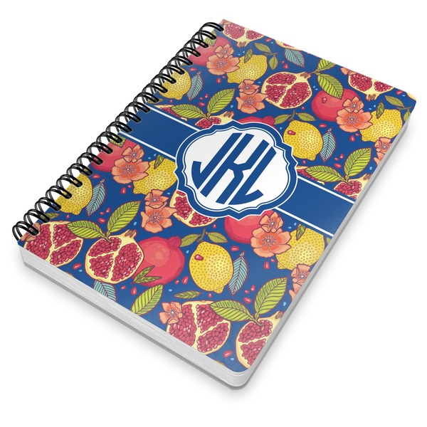 Pomegranates & Lemons Spiral Journal 7 x 10 - Main