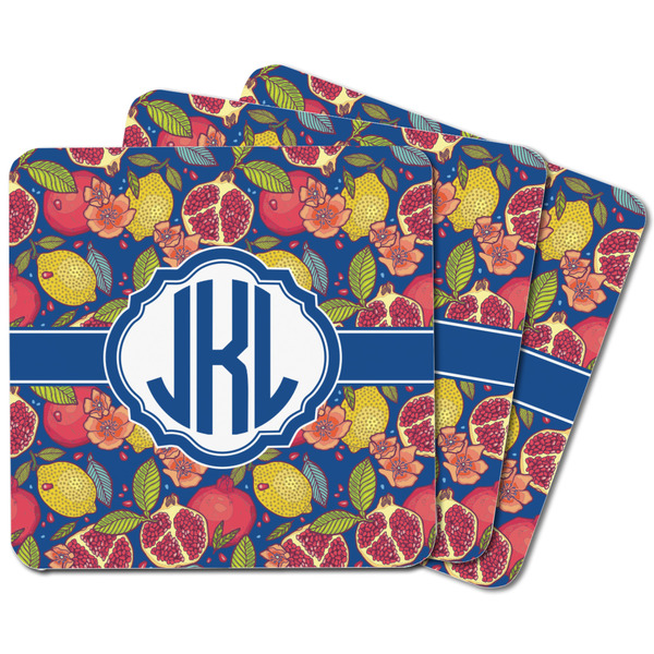 Pomegranates & Lemons Square Fridge Magnet - MAIN