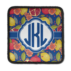 Pomegranates & Lemons Iron On Square Patch w/ Monogram