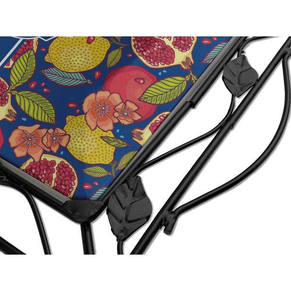 Pomegranates & Lemons Square Trivet - Detail