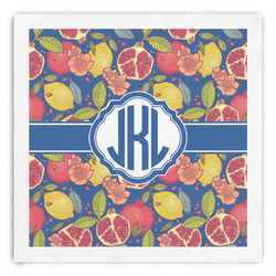 Pomegranates & Lemons Paper Dinner Napkins (Personalized)