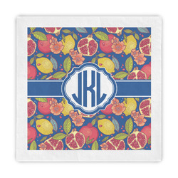 Pomegranates & Lemons Standard Decorative Napkins (Personalized)