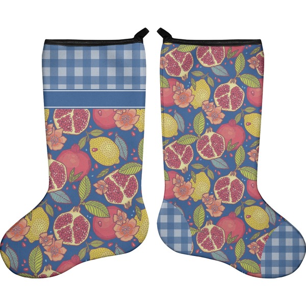 Pomegranates & Lemons Stocking - Double-Sided - Approval