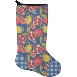 Pomegranates & Lemons Holiday Stocking - Neoprene
