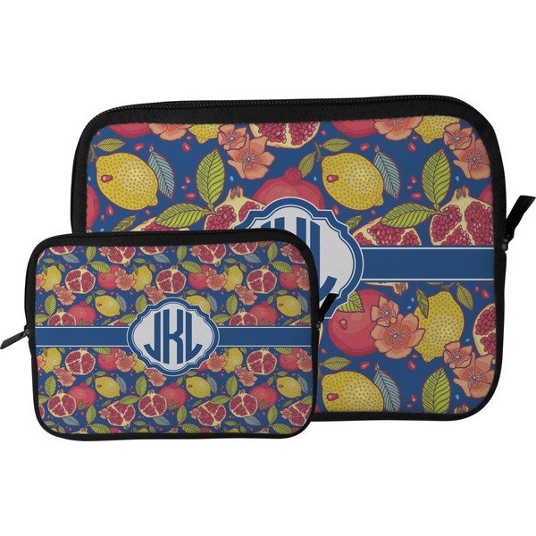 Pomegranates & Lemons Tablet Sleeve (Size Comparison)