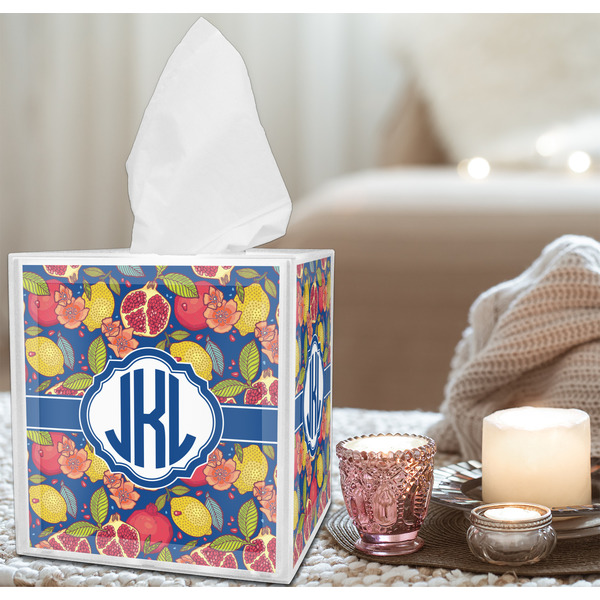 Pomegranates & Lemons Tissue Box - LIFESTYLE
