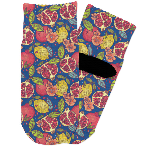 Custom Pomegranates & Lemons Toddler Ankle Socks