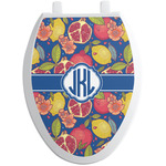 Pomegranates & Lemons Toilet Seat Decal - Elongated (Personalized)