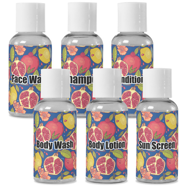 Custom Pomegranates & Lemons Travel Bottles (Personalized)