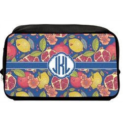 Pomegranates & Lemons Toiletry Bag / Dopp Kit (Personalized)