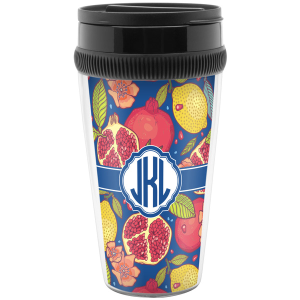 Custom Pomegranates & Lemons Acrylic Travel Mug without Handle (Personalized)