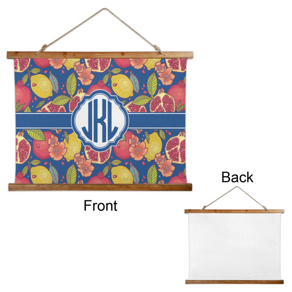 Pomegranates & Lemons Wall Hanging Tapestry - Landscape - APPROVAL