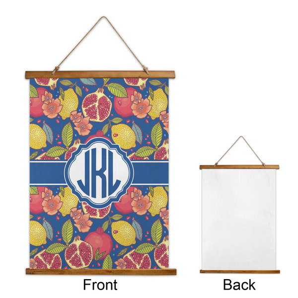 Pomegranates & Lemons Wall Hanging Tapestry - Portrait - APPROVAL