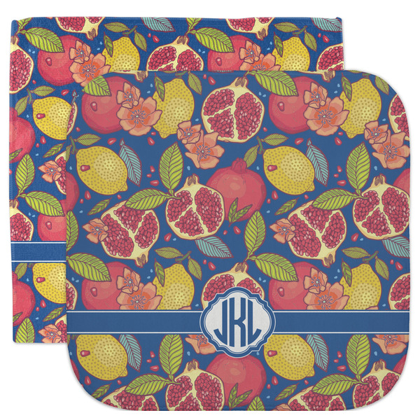 Custom Pomegranates & Lemons Facecloth / Wash Cloth (Personalized)