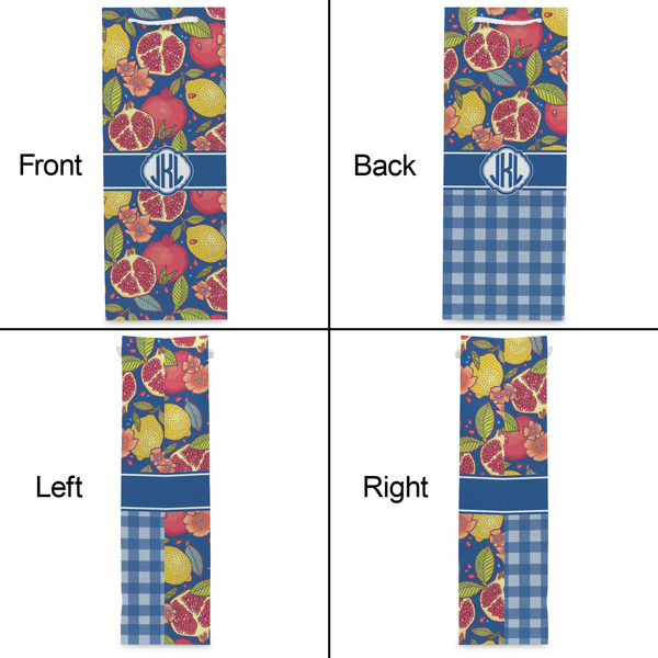 Pomegranates & Lemons Wine Gift Bag - Matte - Approval
