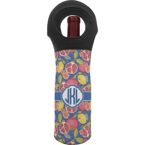 Custom Pomegranates & Lemons Wine Tote Bag (Personalized)