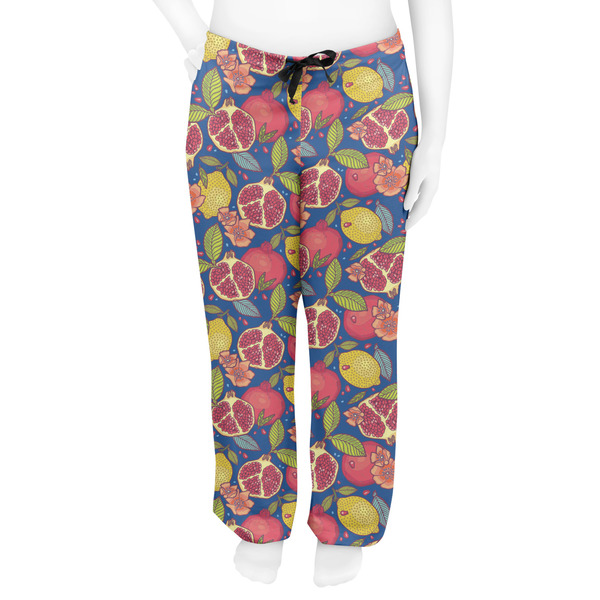 Pomegranates & Lemons Women's Pj on model - Front