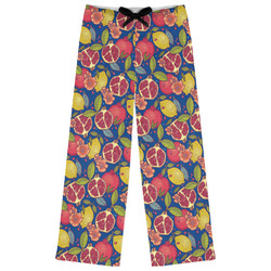 Pomegranates & Lemons Womens Pajama Pants - L (Personalized)