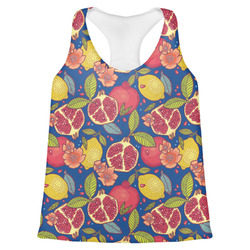 Pomegranates & Lemons Womens Racerback Tank Top - Large