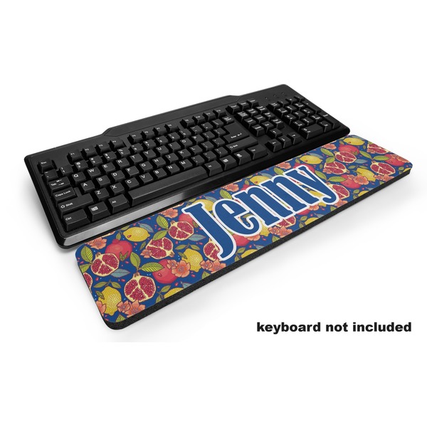 Custom Pomegranates & Lemons Keyboard Wrist Rest (Personalized)