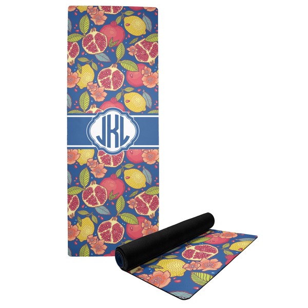 Custom Pomegranates & Lemons Yoga Mat (Personalized)
