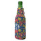 Pomegranates & Lemons Zipper Bottle Cooler - ANGLE (bottle)