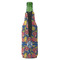 Pomegranates & Lemons Zipper Bottle Cooler - BACK (bottle)