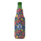 Pomegranates & Lemons Zipper Bottle Cooler - FRONT (bottle)