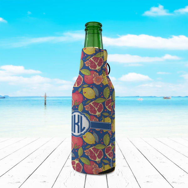 Pomegranates & Lemons Zipper Bottle Cooler - LIFESTYLE